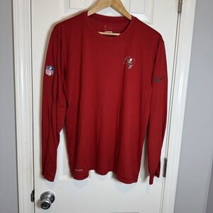 Tampa Bay Buccaneers Nike NFL On Field Long Sleeve Shirt Men's Red #39 Banks L